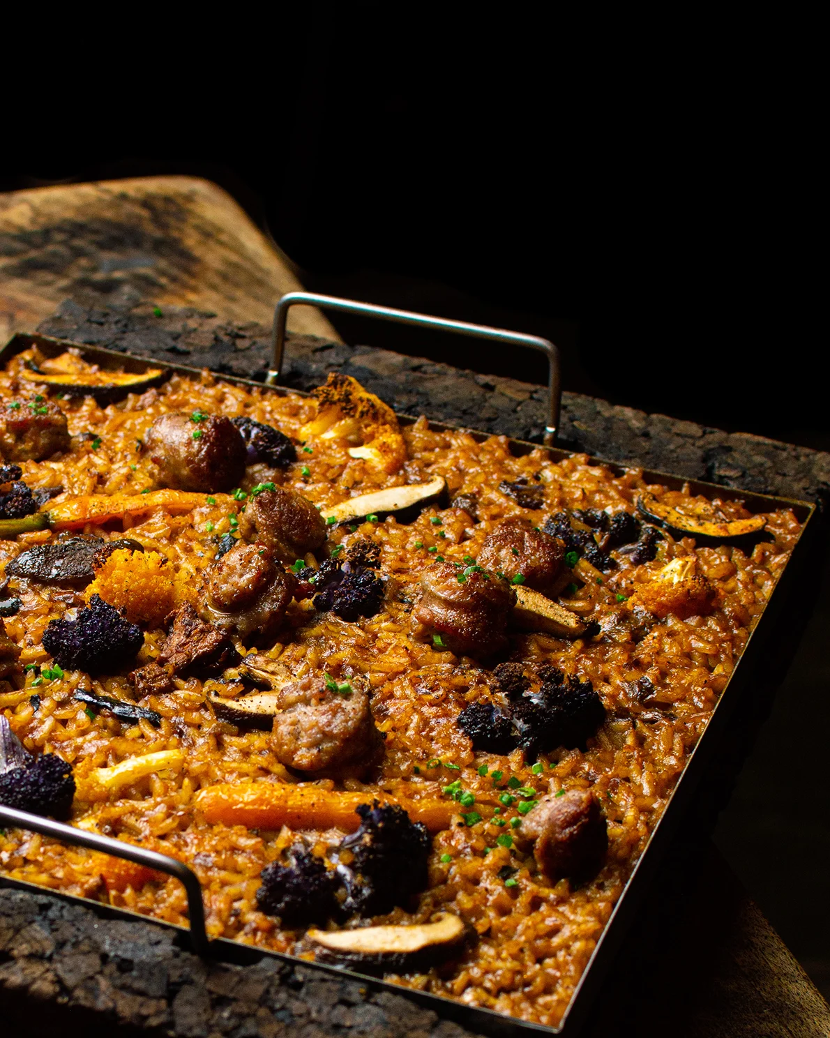 Arroz de montaña con butifarra de Cal Jaume